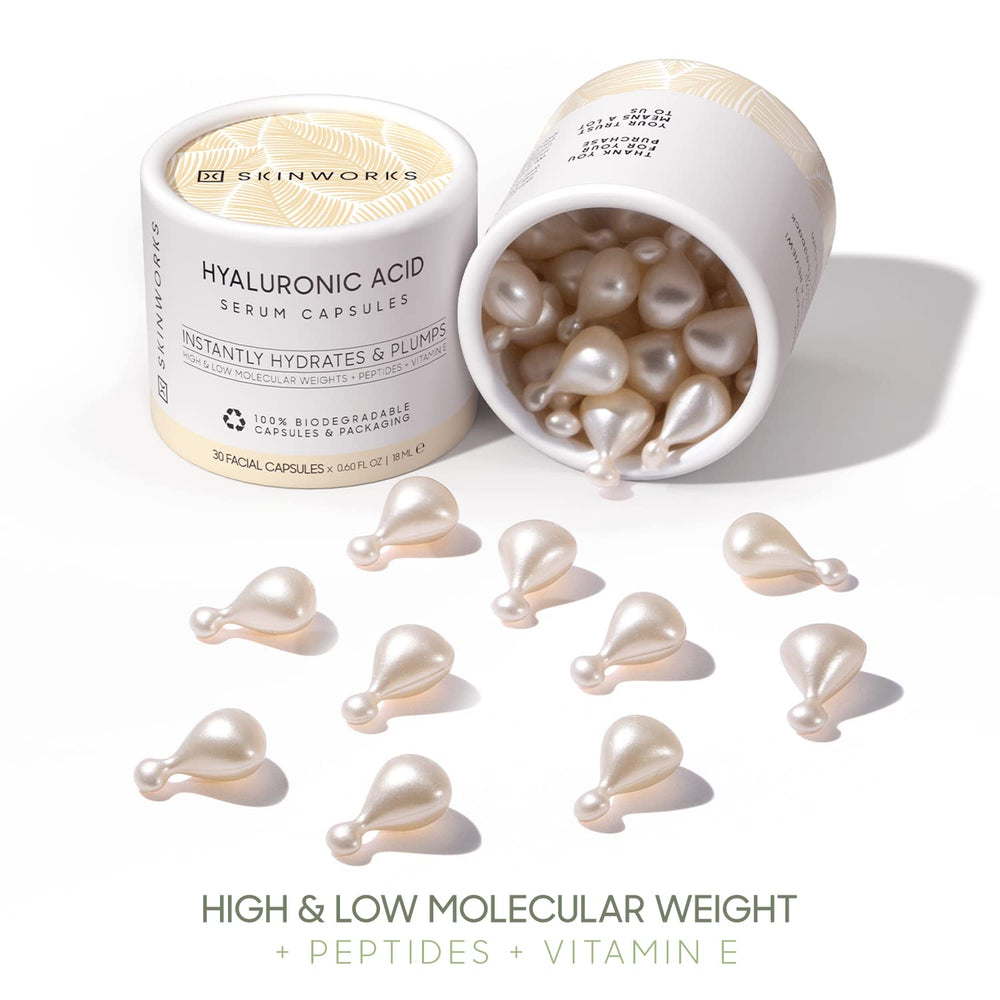 Skinworks Hyaluronique – capsules pour routine quotidienne du soin visage