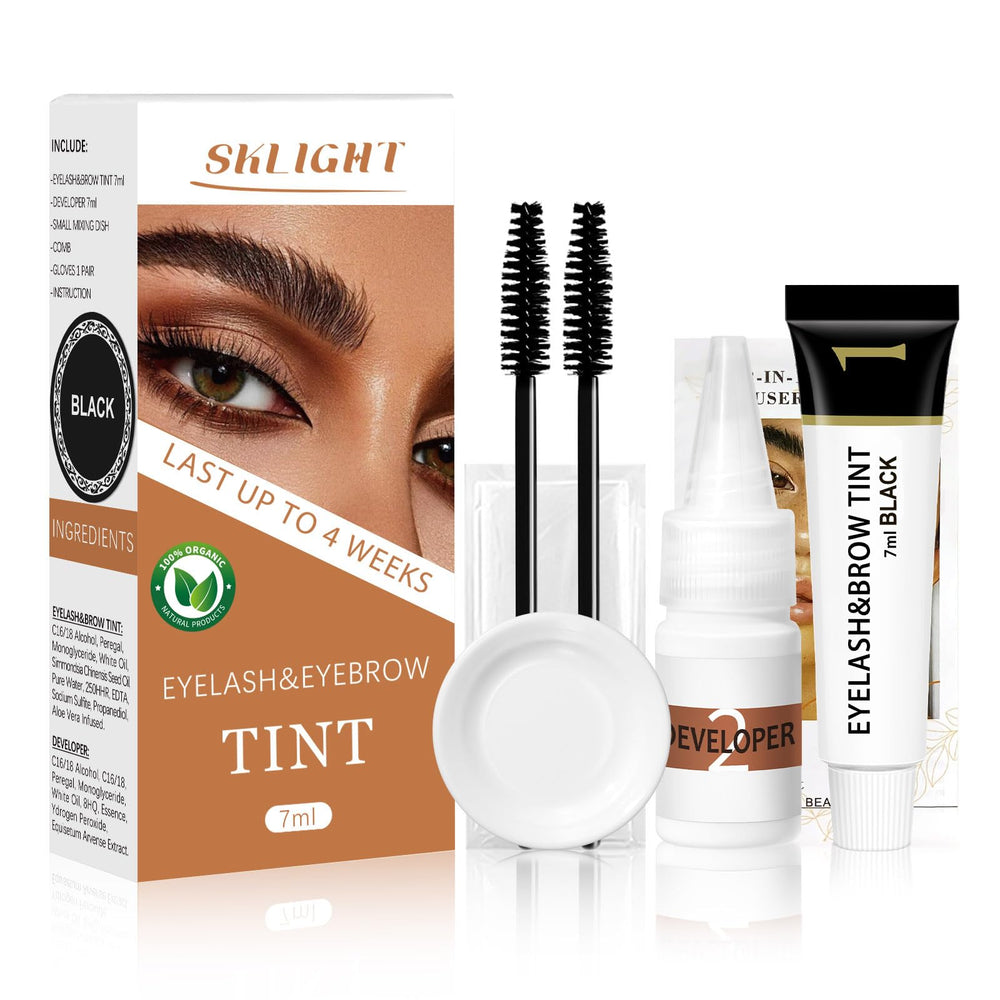 Sklight kit couleur cils et sourcils – bouteille prête à l'emploi pour une teinte durable.