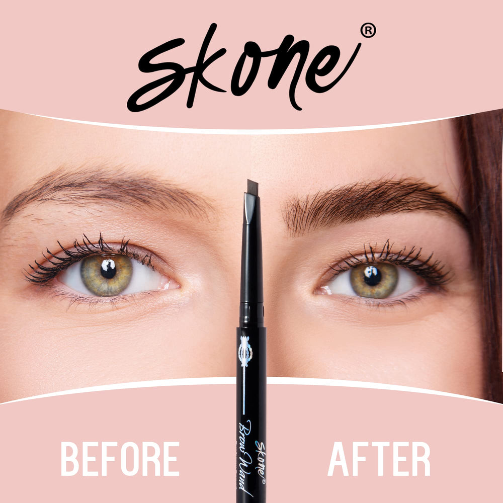 Skone Brosse intégrée aide à définir et peigner les sourcils