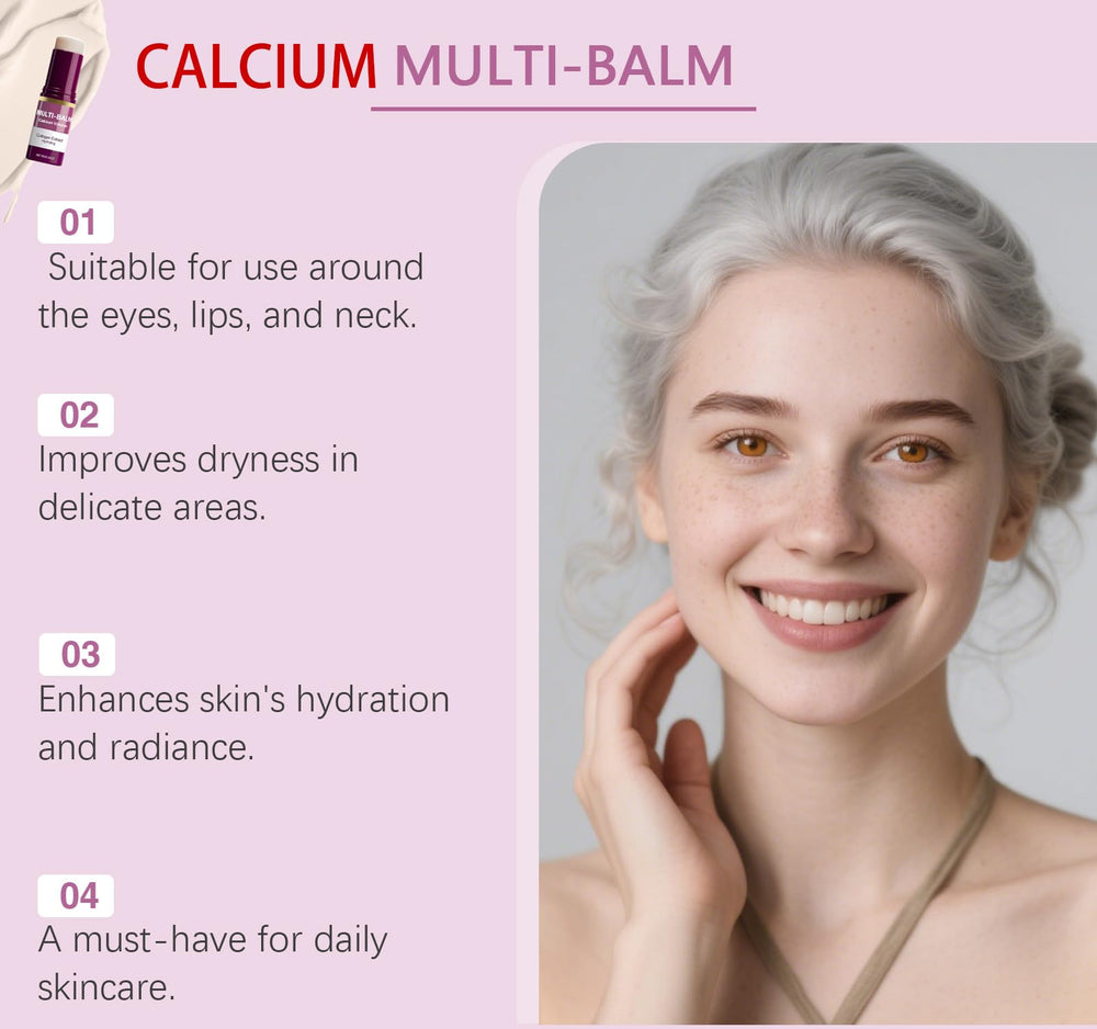 Stick cou SKROSS Calcium Multi Balm, texture légère et absorption rapide.