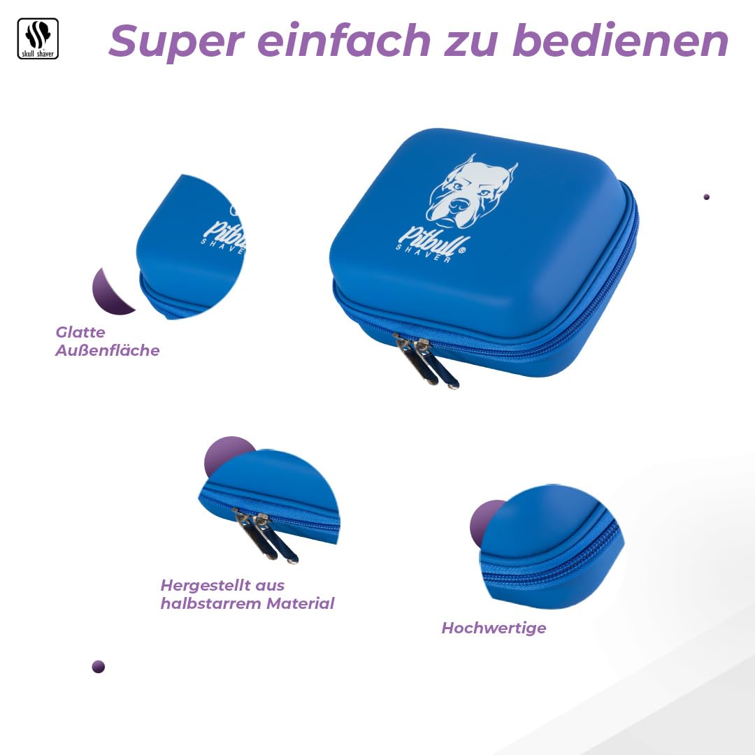 Conception compacte Skull Shaver Pitbull: transport pratique sans encombrement