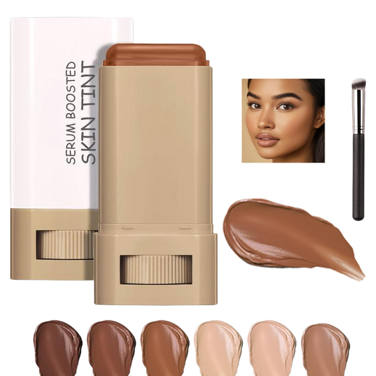 Bâton teint Skween – application facile pour teint naturel et lumineux.