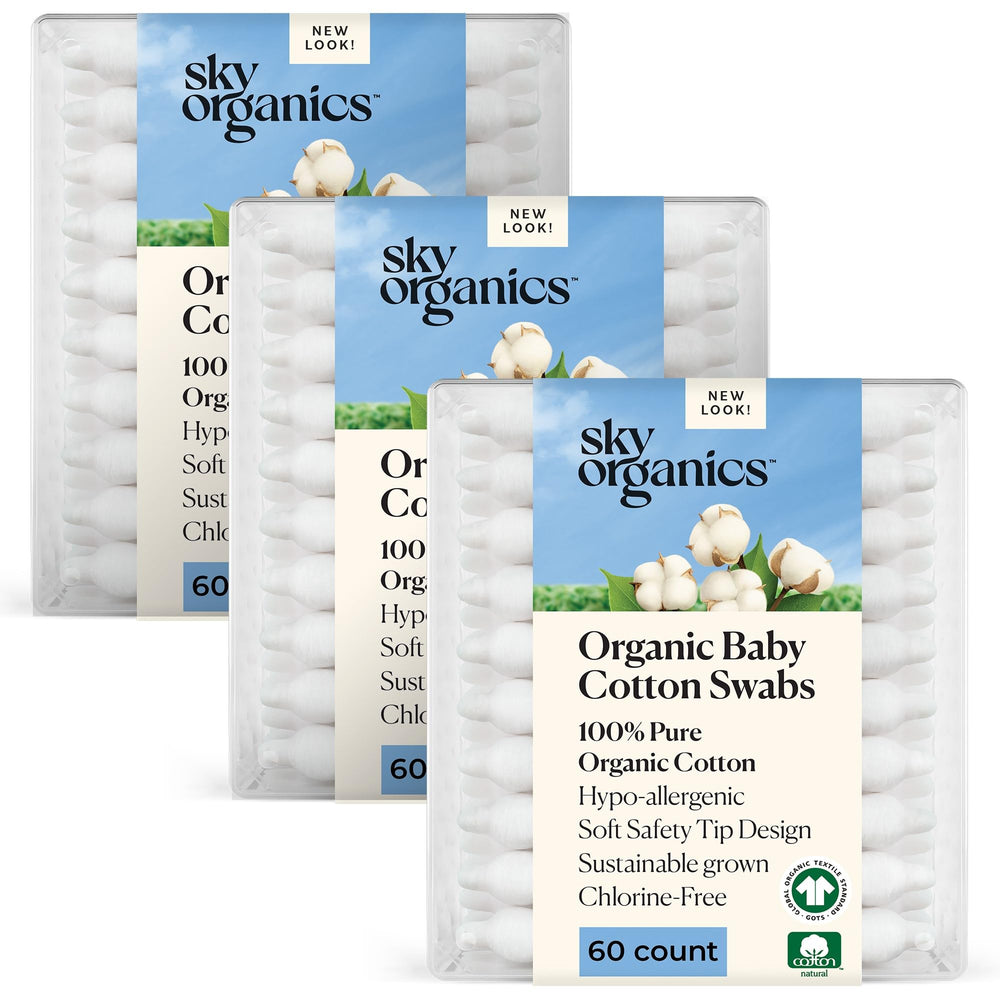 Sky Organics coton bébé embout ultra-doux : nettoyage en douceur des surfaces sensibles