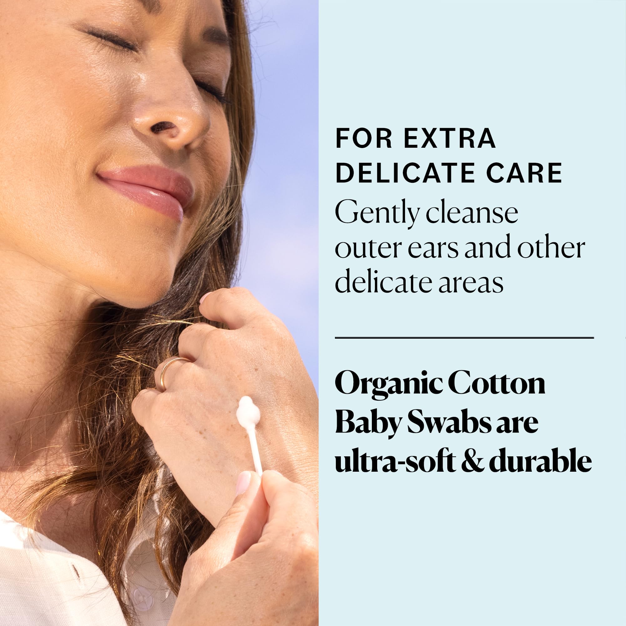 Sky Organics coton bébé hypoallergénique : coton biologique ultra-doux pour la peau
