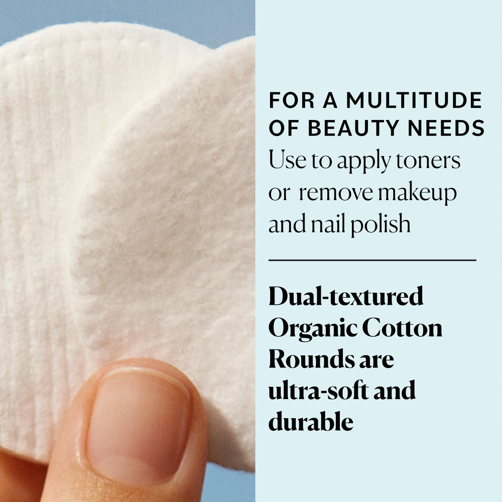 Sky Organics coton biologique pur: fibres absorbantes pour un nettoyage délicat