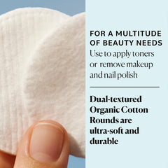 Sky Organics coton biologique pur: fibres absorbantes pour un nettoyage délicat
