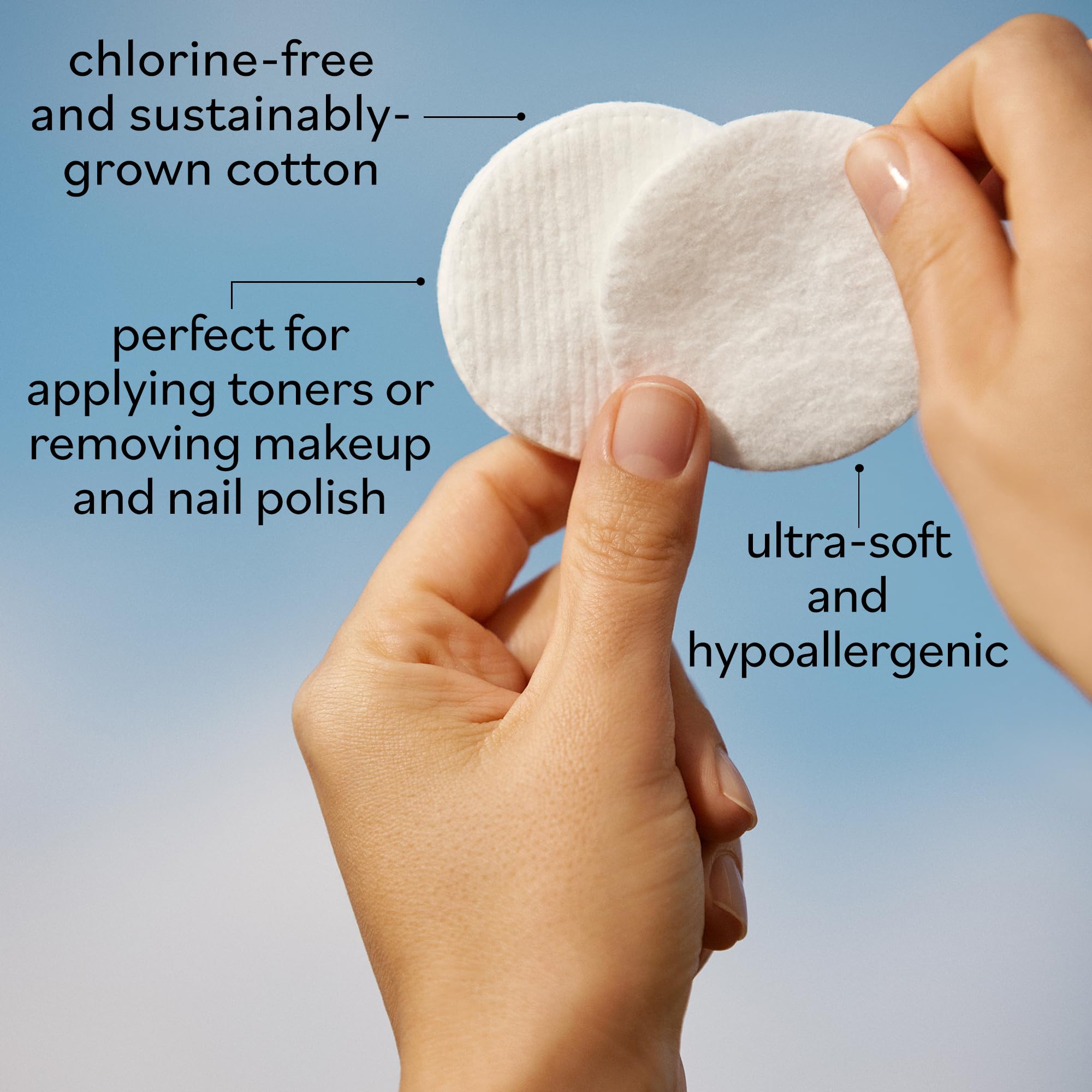 Sky Organics coton biologique sans chlore: douceur et respect des standards bios