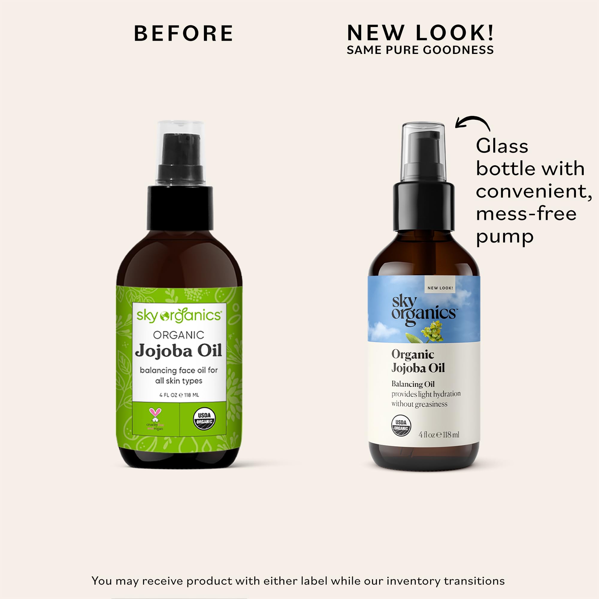 Application visage avec Sky Organics huile jojoba pour peau équilibrée