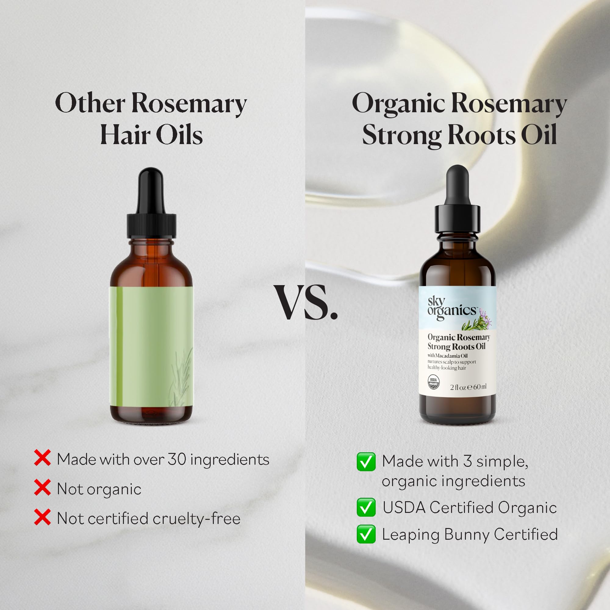 Sky Organics huile romarin – parfum aromatique qui rafraîchit les sens.