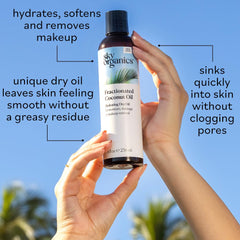 Sky Organics huile sèche massage – application facile sur visage et corps