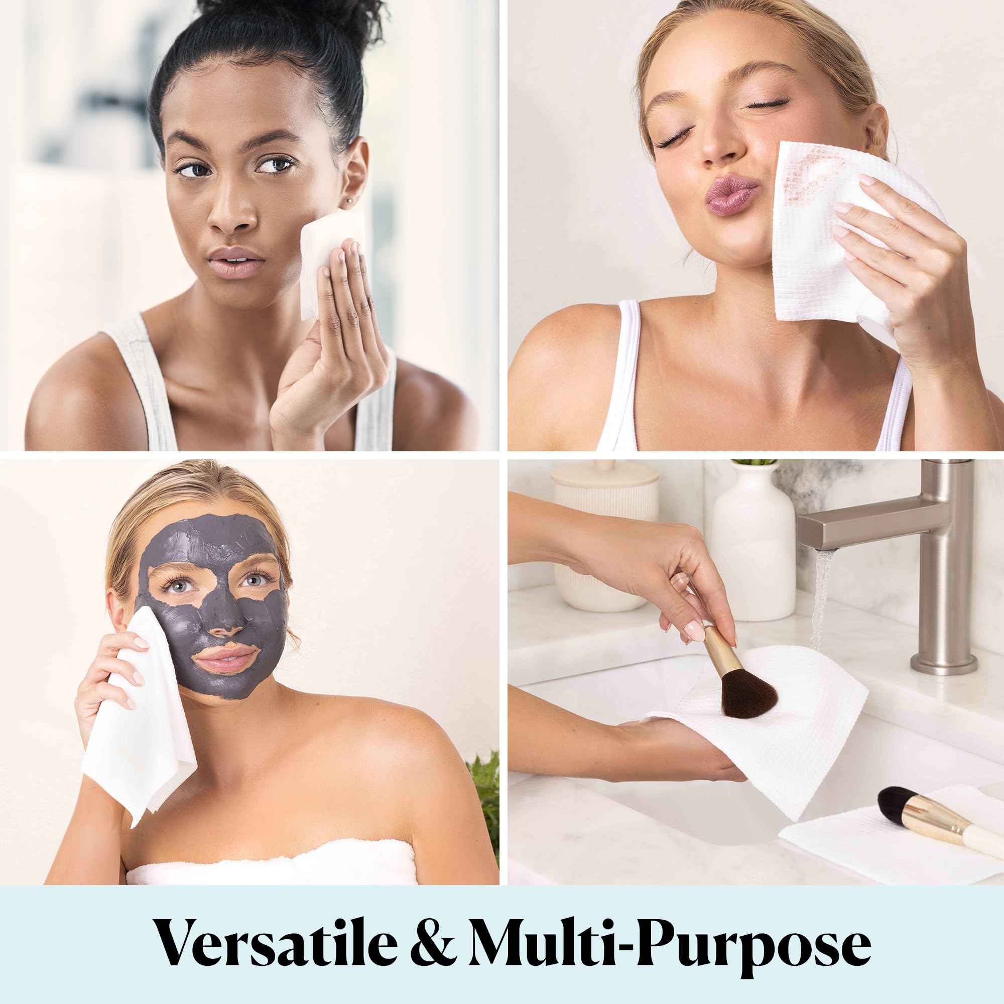 Sky Organics lingettes visage nettoyage outils beauté en douceur.