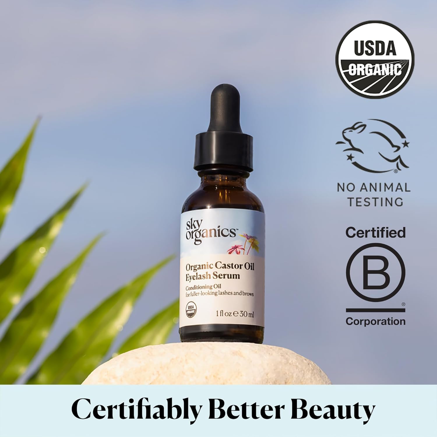 Moment de détente avec l'huile de ricin Sky Organics, soin relaxant.