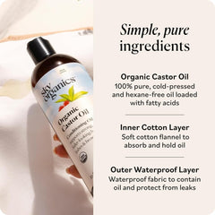 Sangles elastiques Sky Organics, réglables pour tous les tours.