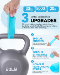 Skyconser étui silicone bouteille bleu, rangement pratique pour les liquides.