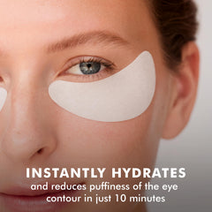 Application facile des patchs yeux Skyn Iceland pour un soin rapide