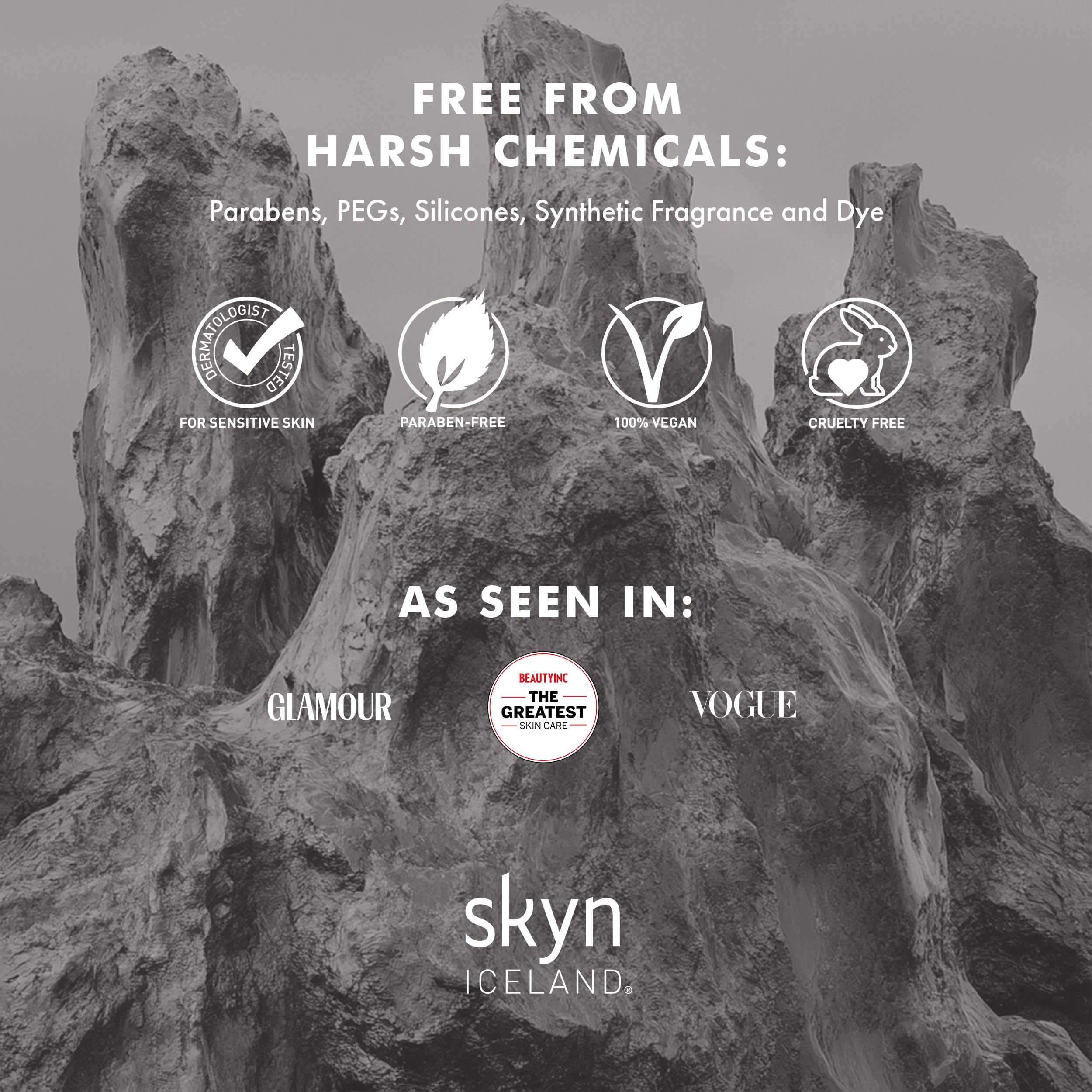 Patchs sans dérapage skyn ICELAND, restent en place toute la nuit pour un effet stable.