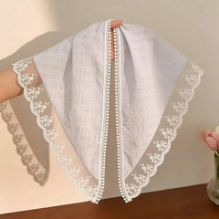 Bandana dentelle abricot SL Sursarbelor pour un look bohème