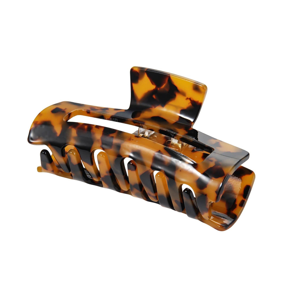Barrette SL Sursarbelor banane acétate tortue écaille, look chic et tenue fiable