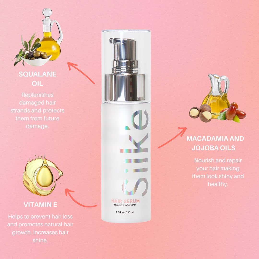 Sleek'e Silk'e après lavage, frisottis maîtrisés et douceur durable.