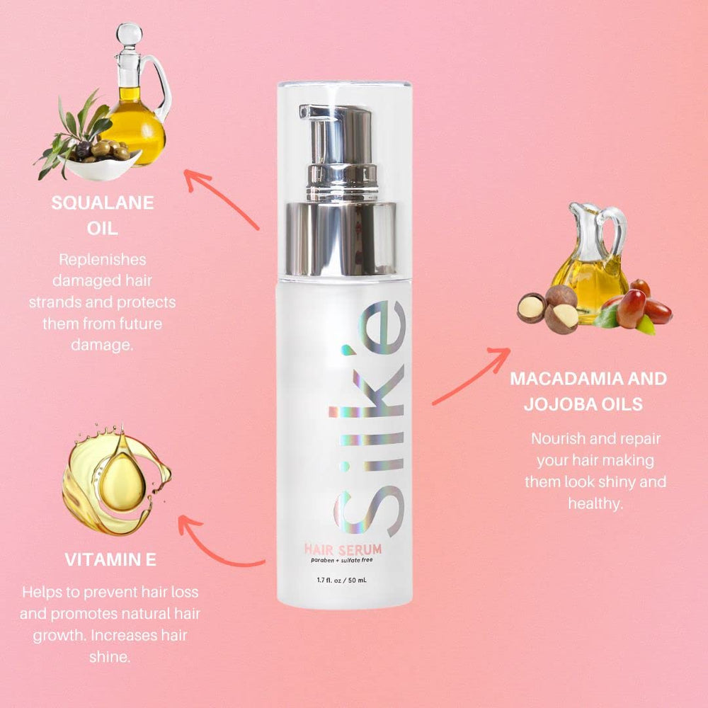 Sleek'e Silk'e après lavage, frisottis maîtrisés et douceur durable.