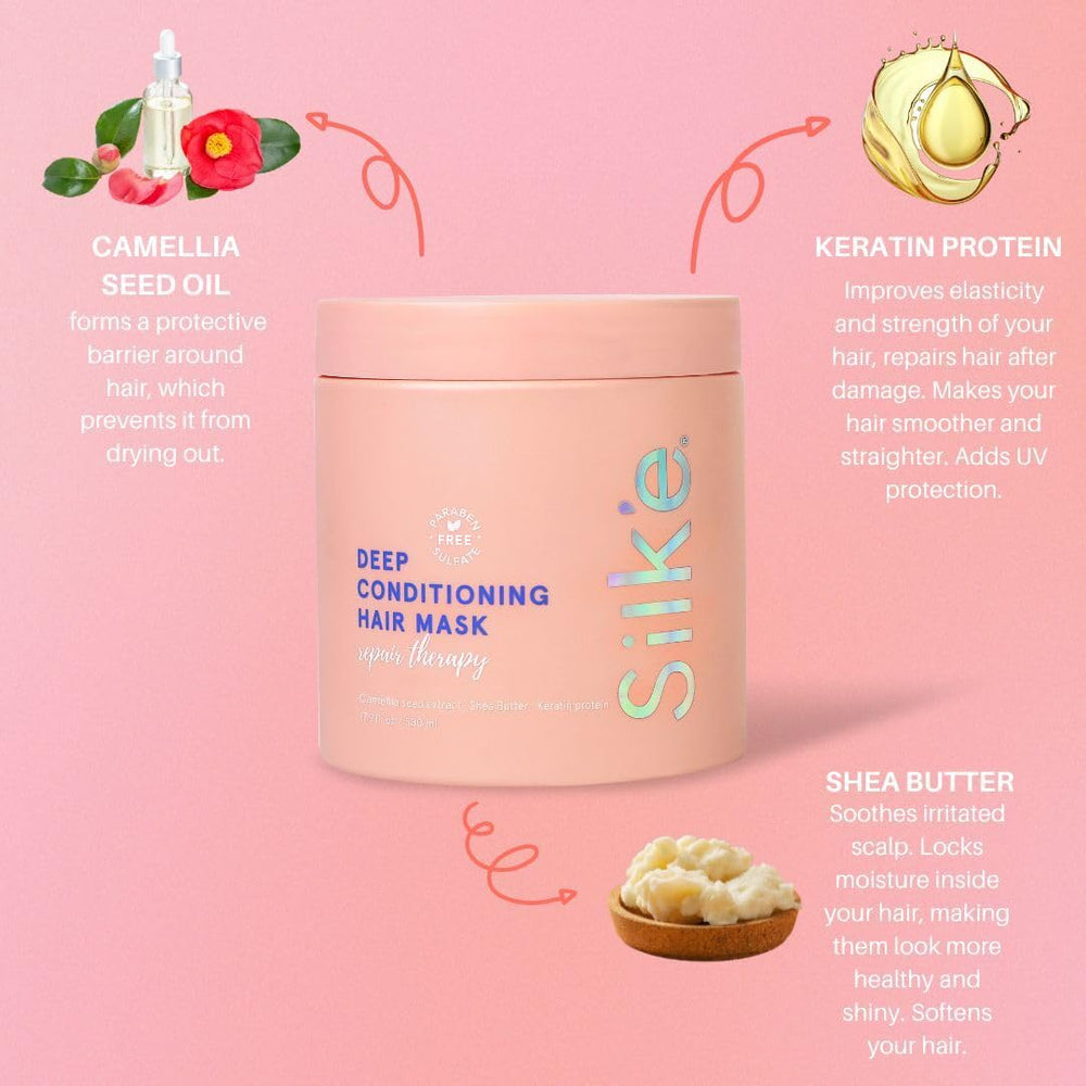 Sleek'e Silk'e Repair Therapy: infusion de thé vert hydratante pour cuir chevelu.