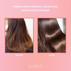 Sleek'e Silk'e Repair Therapy: kératine pour plus d’élasticité et de force.