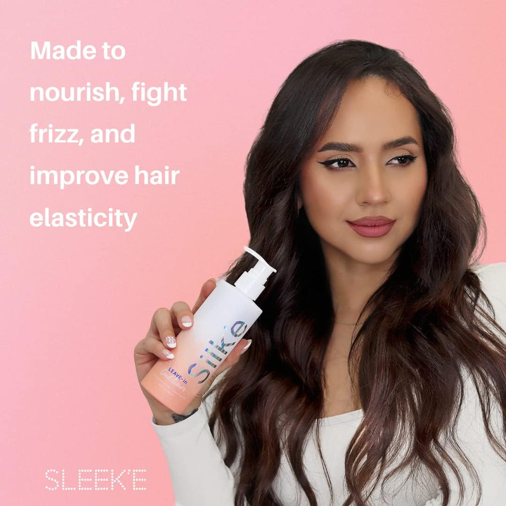 Sleek'e Silk'e Repair: brillance accrue et aspect soyeux des cheveux.