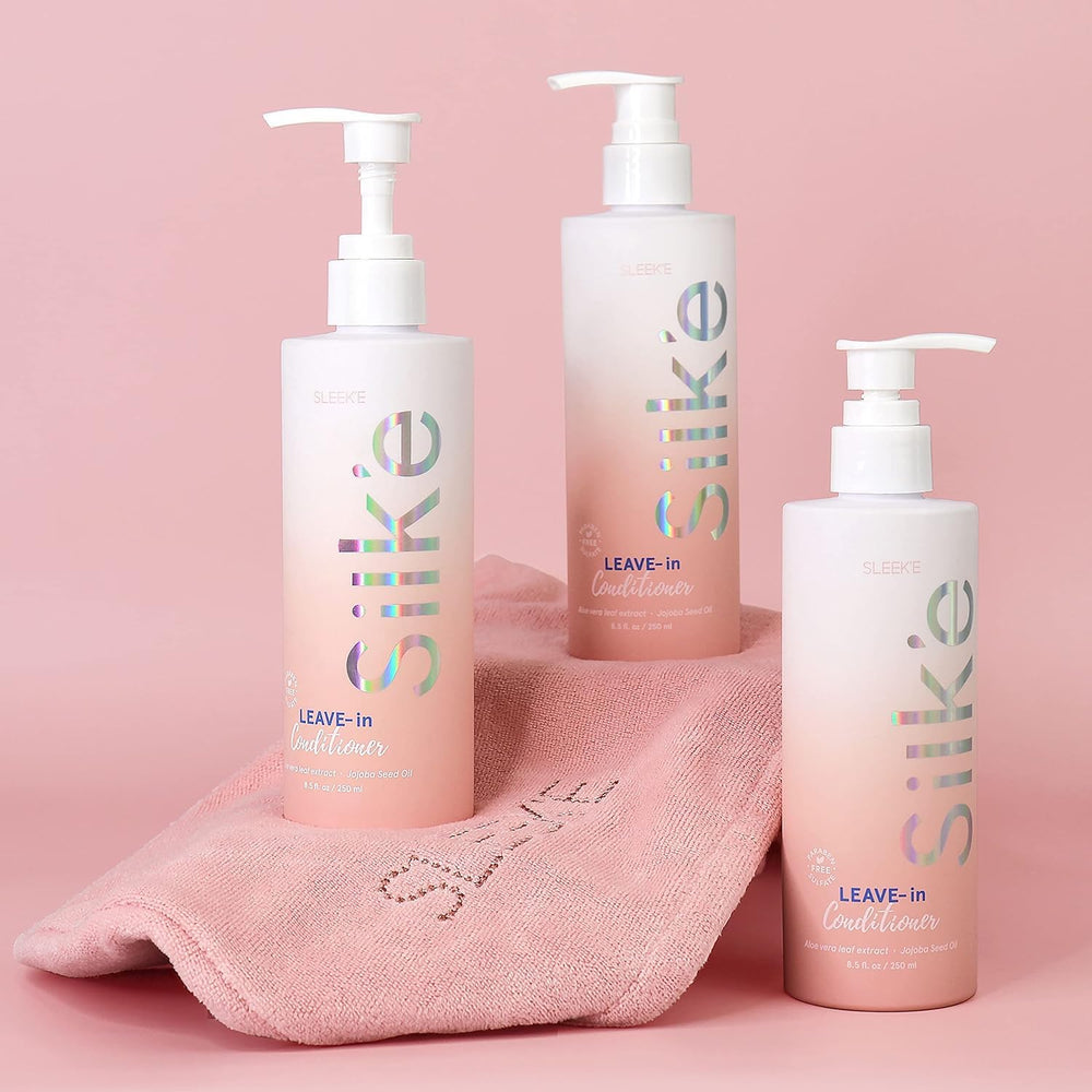 Sleek'e Silk'e Repair: ingrédients aloé et jojoba pour nourrir les longueurs.