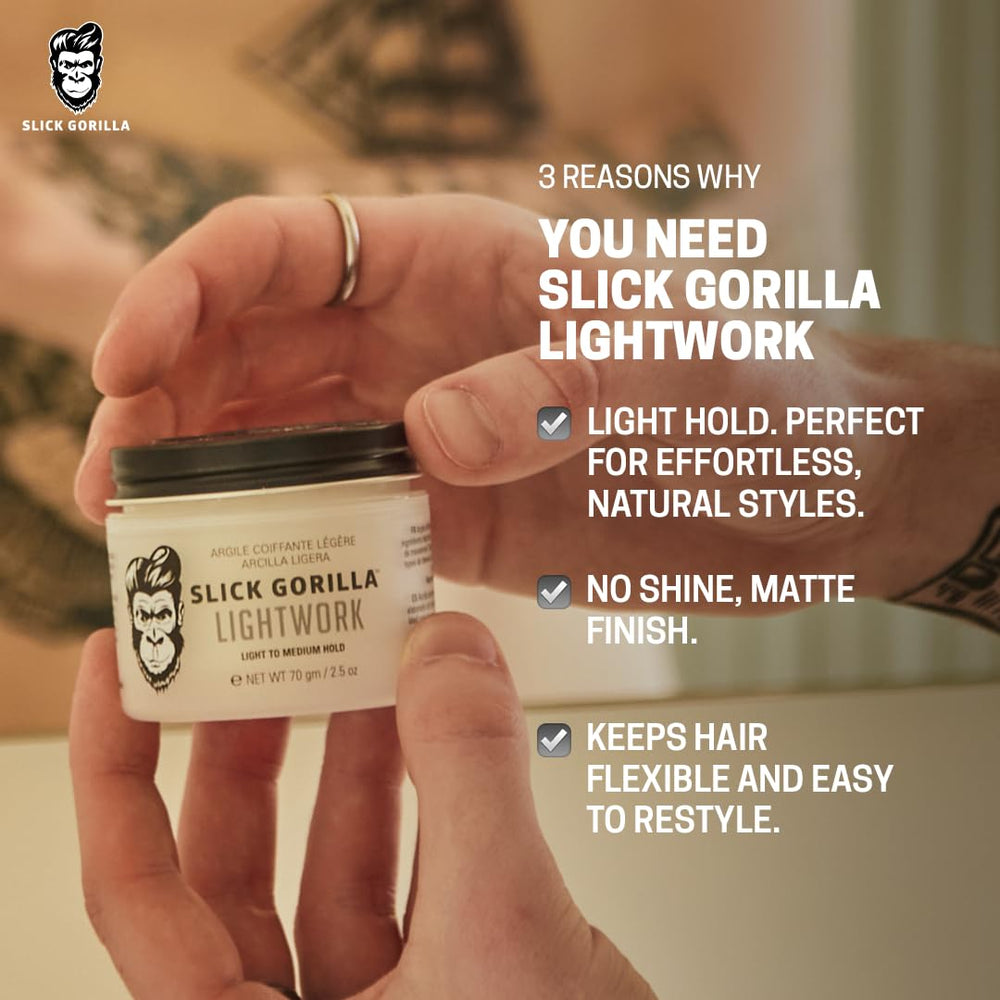 Slick Gorilla Lighwork – prise flexible : style réversible et réutilisable toute la journée.
