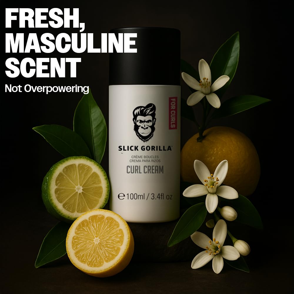 Slick Gorilla Curl Cream – fini mat, définition durable pour toutes les boucles