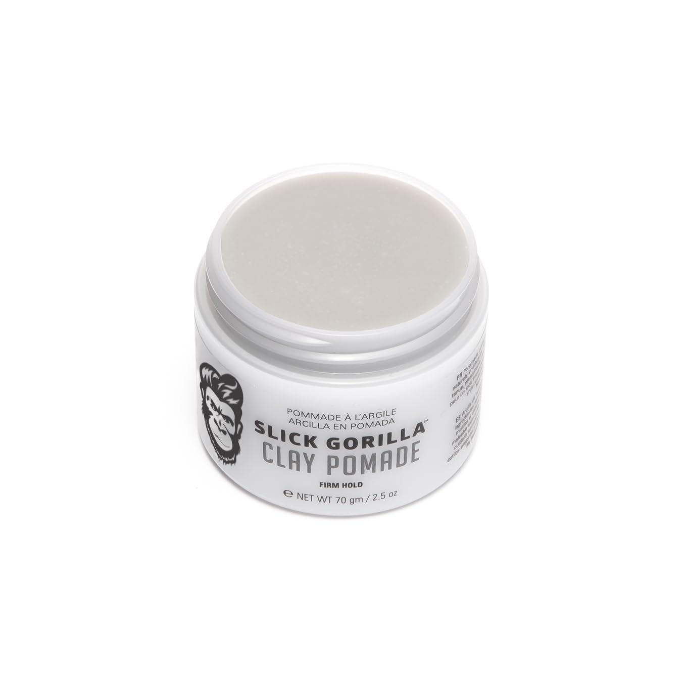 Slick Gorilla Argile Pomade: finition mate naturelle pour texture et separation sans brillance