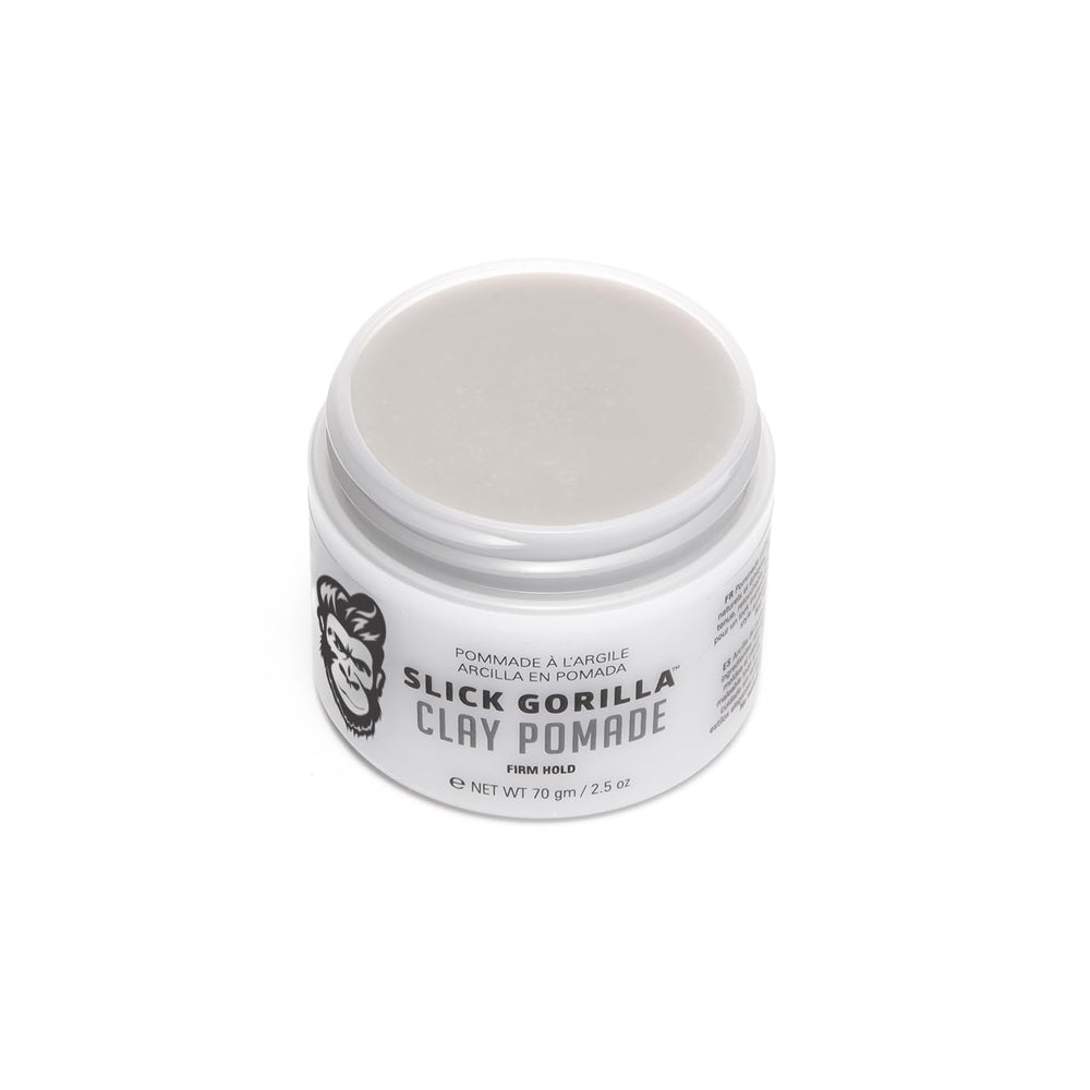 Slick Gorilla Argile Pomade: finition mate naturelle pour texture et separation sans brillance
