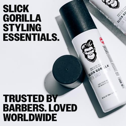 Slick Gorilla produit de voyage pour cheveux prêts à l'action.