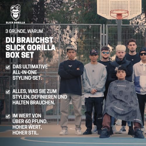 Slick Gorilla Texture Comb permet des styles variés avec effort contrôlé.