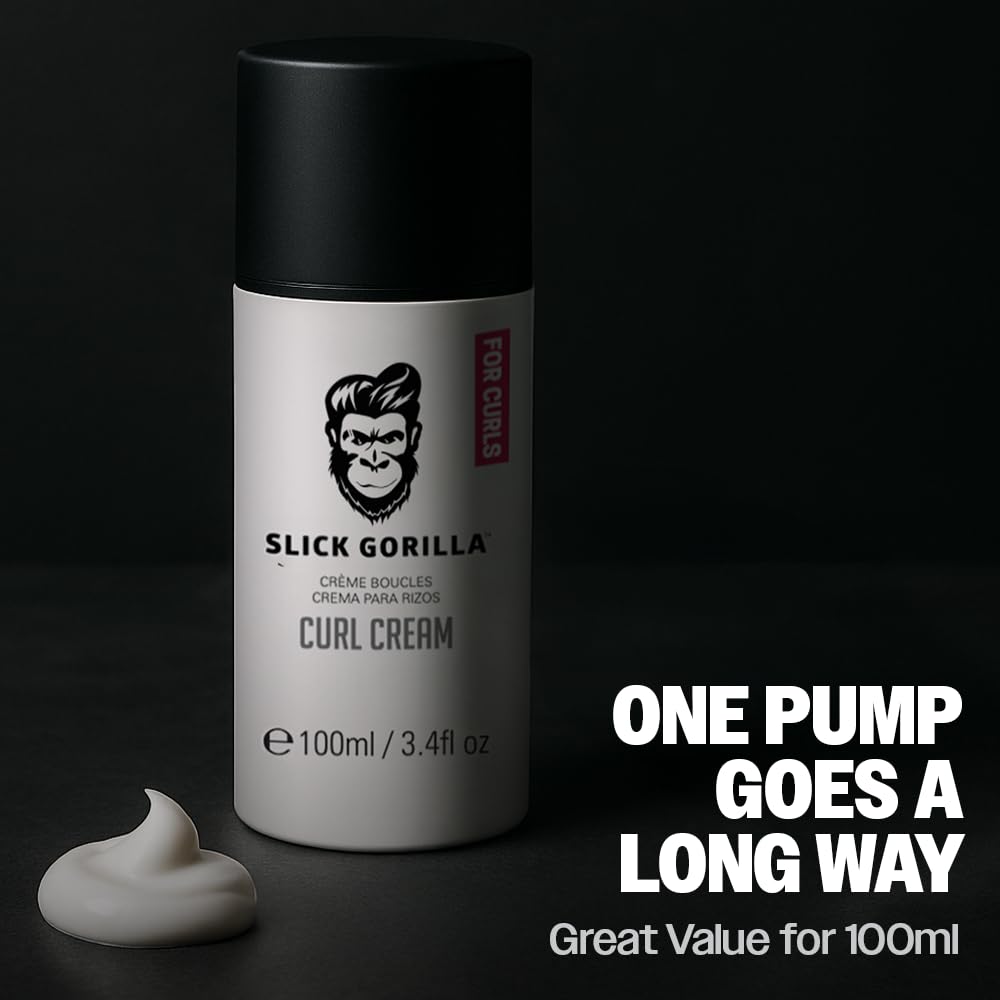 Slick Gorilla Curl Cream – hydratation légère qui nourrit les longueurs