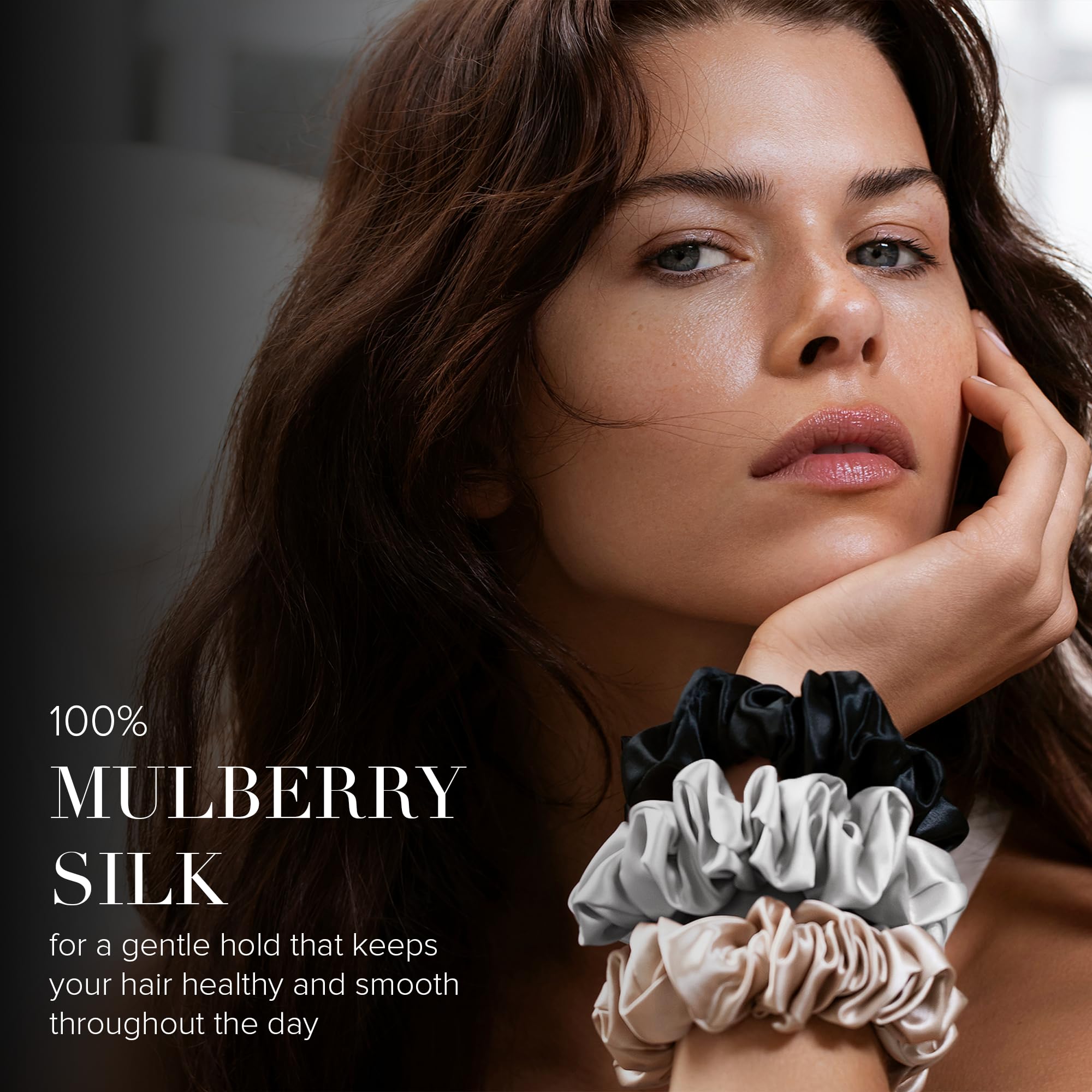 SLIP Back to Basics queue-de-cheval soie: allure lisse sans pli.