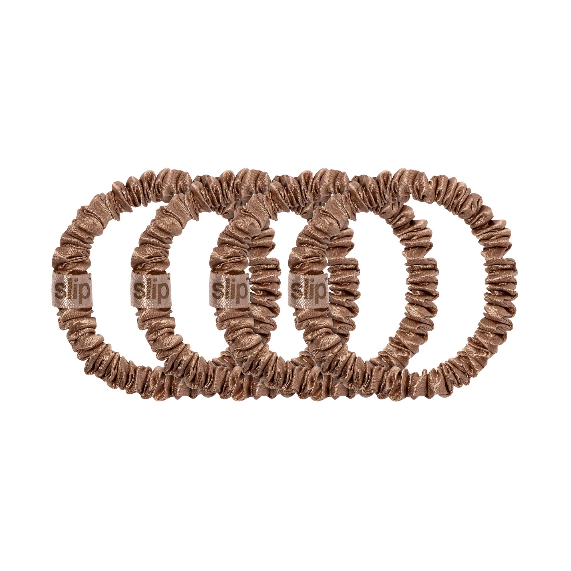 SLIP chouchou skinny brun clair – luxe durable pour tous types de cheveux.