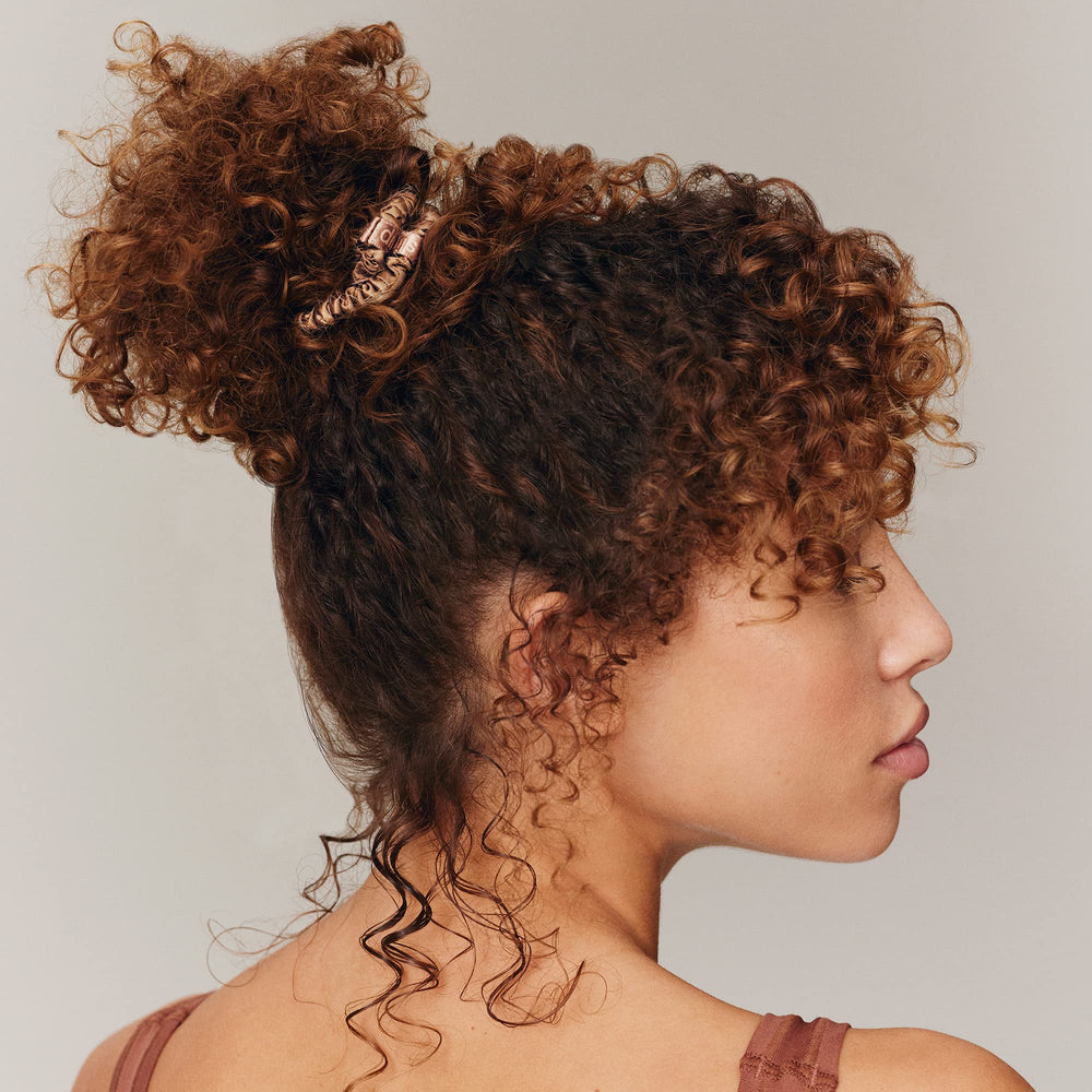 SLIP coffret cadeau soie brun clair – écrin élégant pour cheveux.