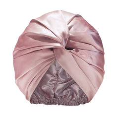 SLIP Turban en soie rose, soin nocturne sûr et confortable pour dormir.