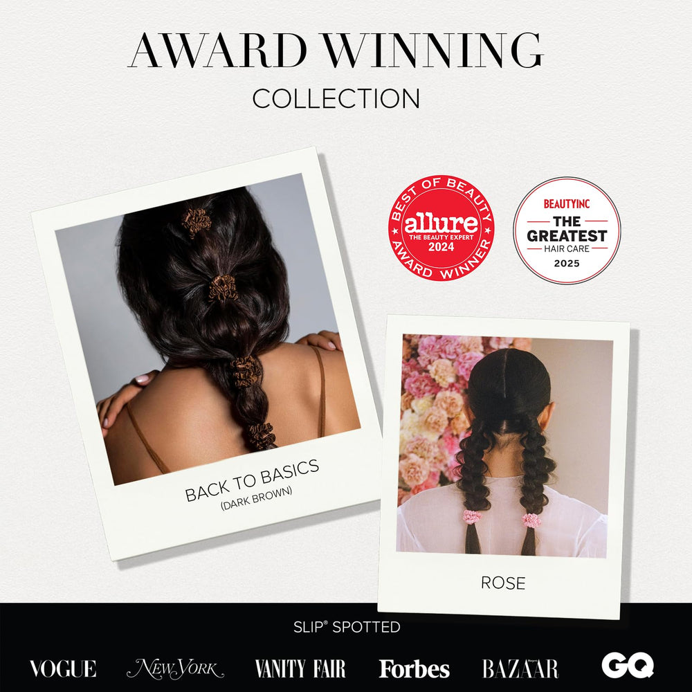 SLIP Skinny Scrunchies accompagnement cheveux délicats pour usage quotidien