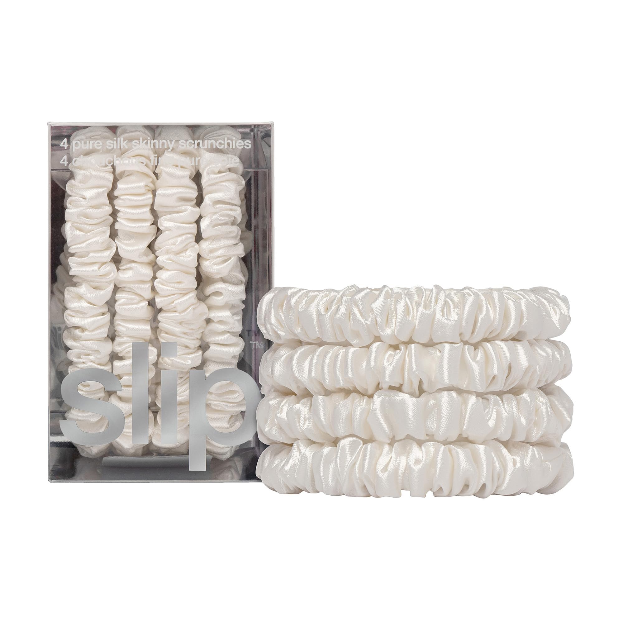 SLIP Skinny Scrunchies anti-pli: maintien doux sans plis sur cheveux délicats.