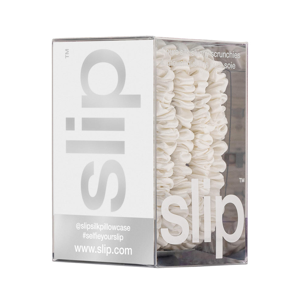 SLIP Skinny Scrunchies design-luxe: style chic sans effort et sans tiraillement.