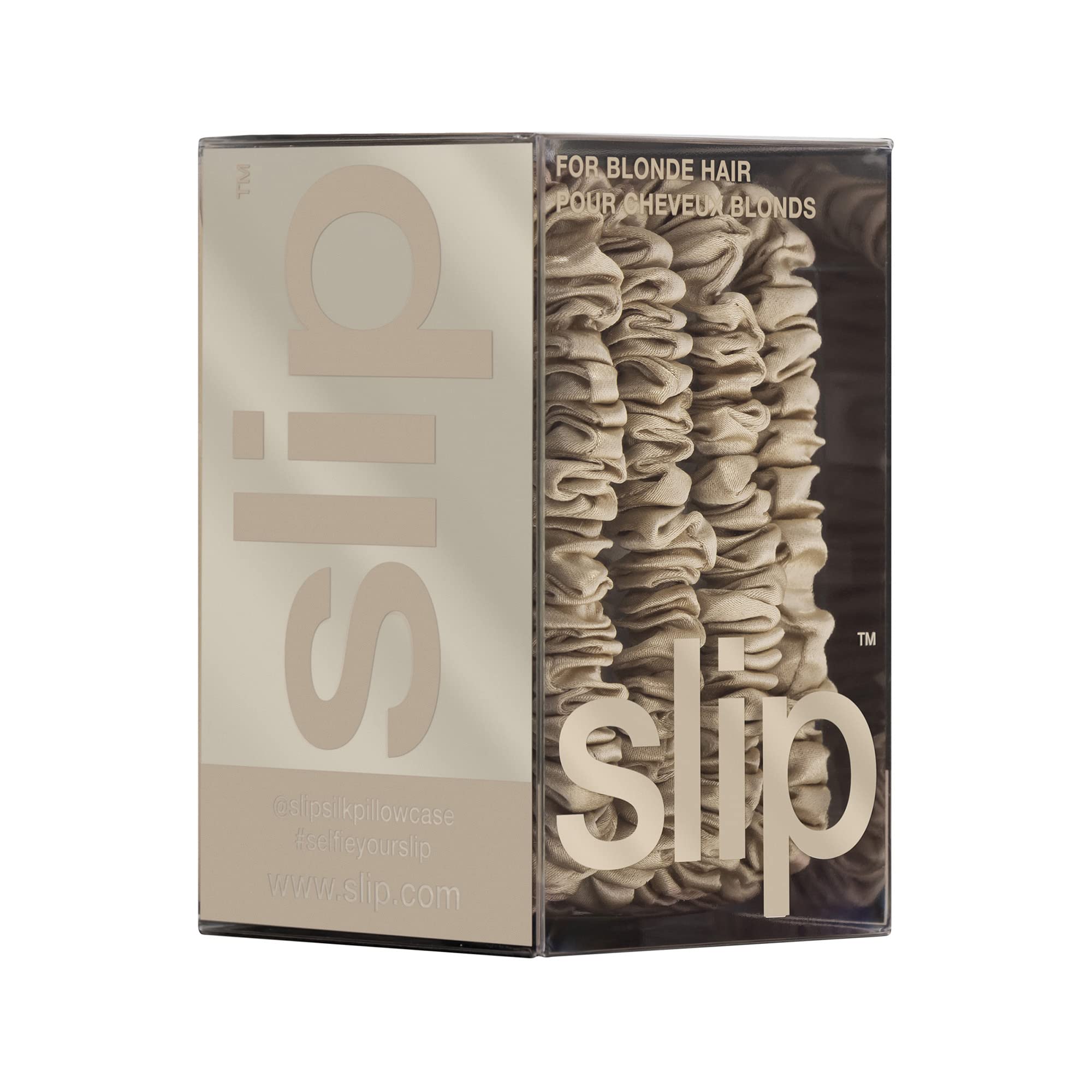 SLIP élastiques fins en soie blond, 22 momme pour une tenue durable.
