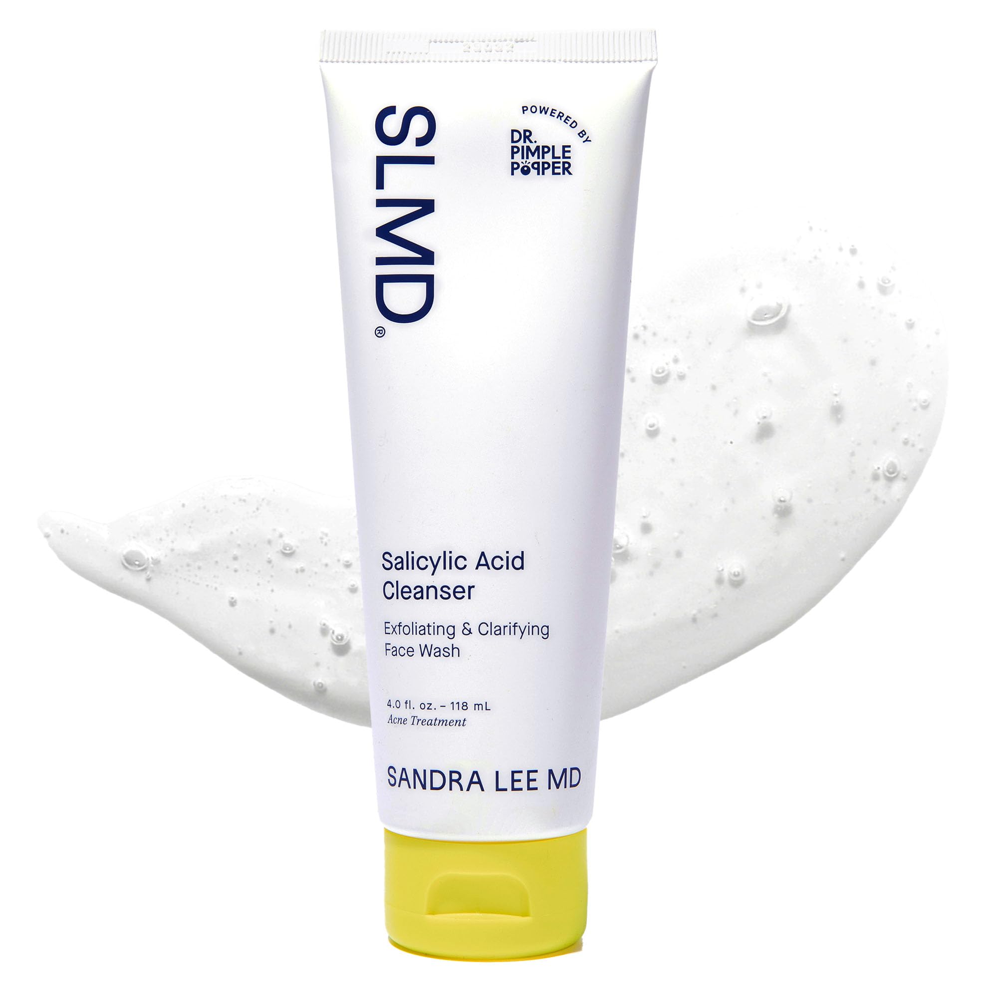 SLMD nettoyant gel salicylique : bouteille pour peau plus nette et purifiée.