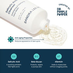 SLMD nettoyant gel salicylique : soin quotidien pour peau sensible.