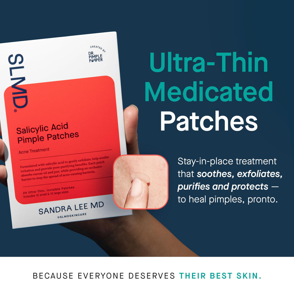 Patch SLMD au salicylique, agit sur les boutons et les rougeurs localisées