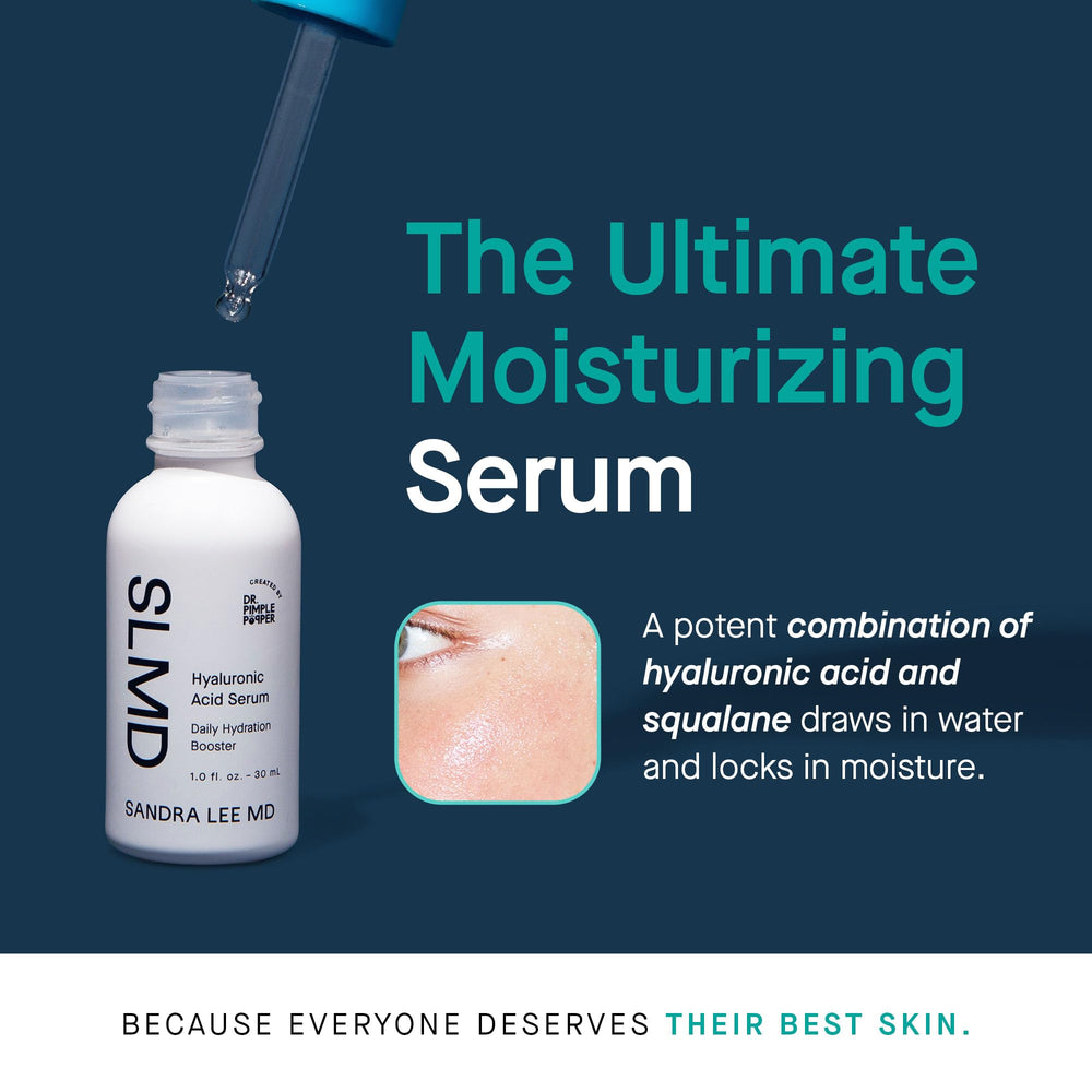 SLMD sérum hyaluronique pompe application facile et pratique.