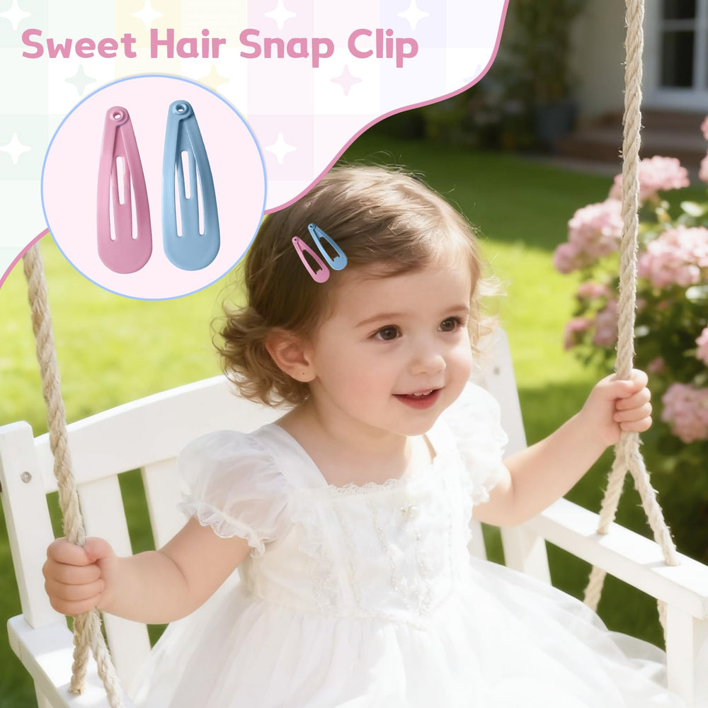 Lot de 100 barrettes SLYFTE en métal robuste pour usage quotidien.