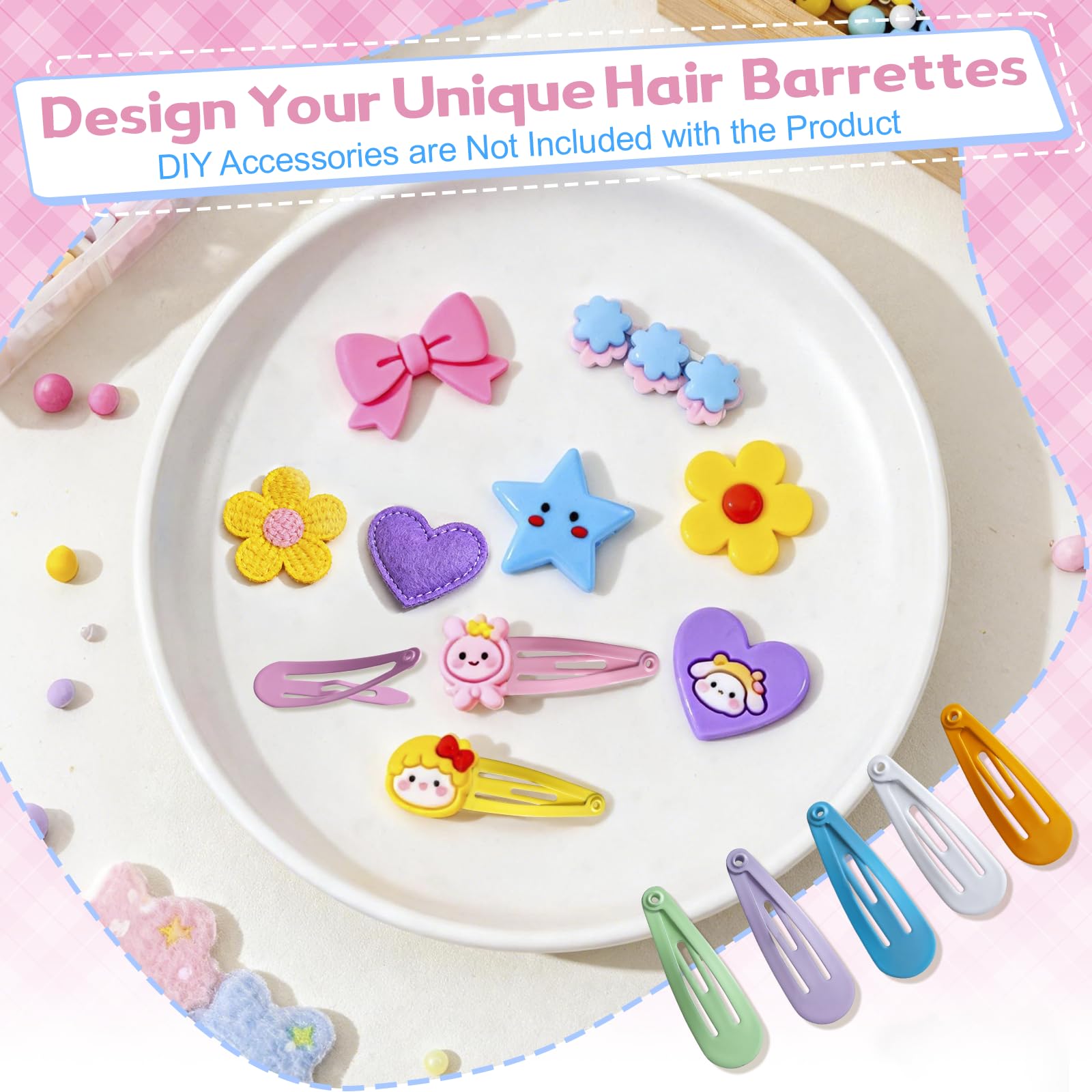 Pinces mini 1,2 pouces SLYFTE adaptées aux cheveux des tout-petits