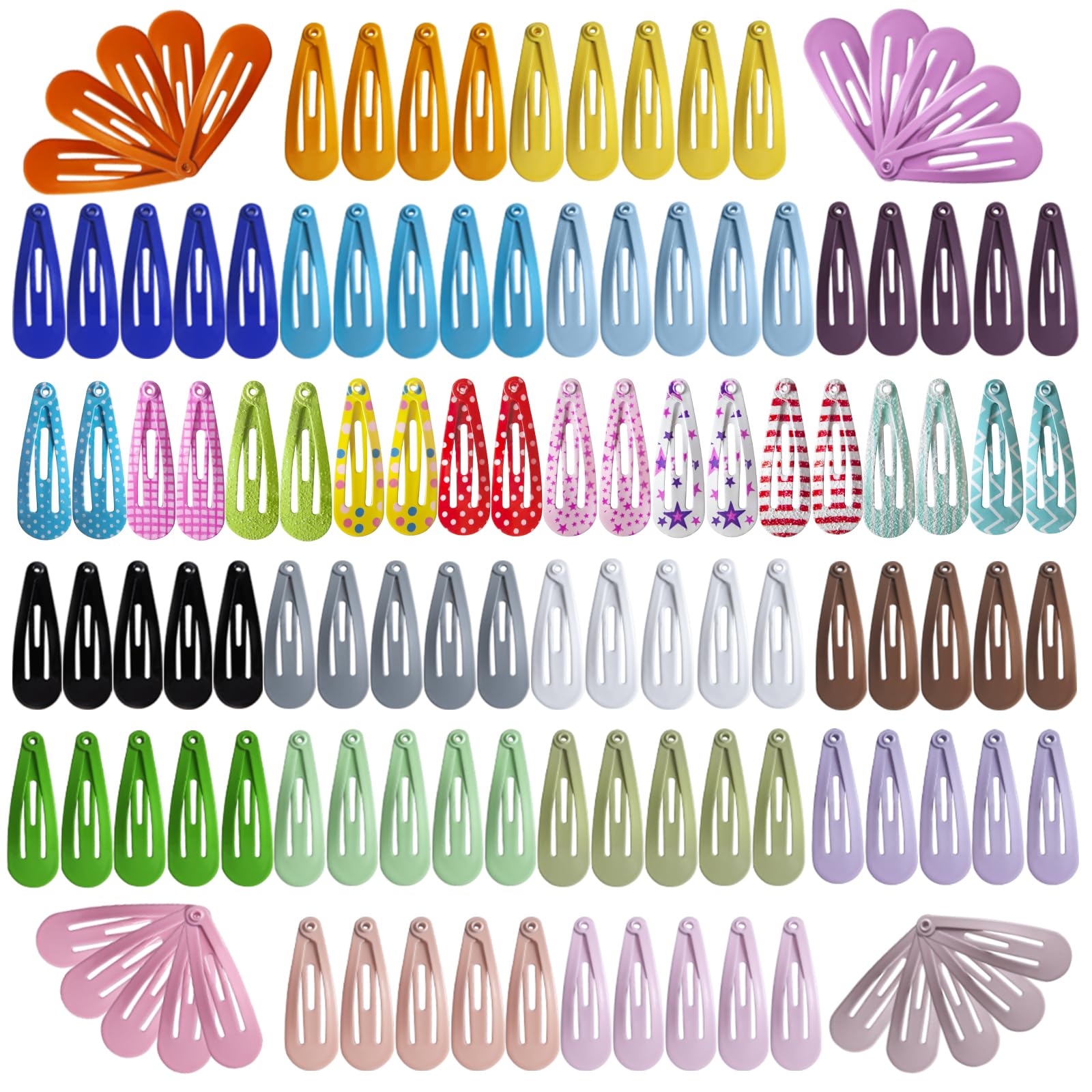 SLYFTE pinces mini-ressort couleur ensemble, idéal pour cheveux fins.
